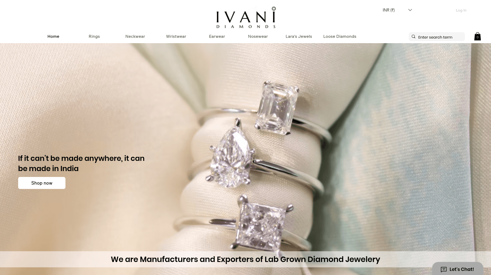 ivanidiamonds.com screenshot 1